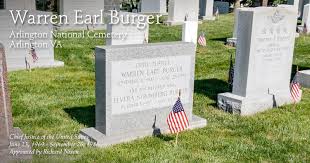 Warren Earl Burger: Gravesites of the Justices