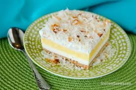 A perfect treat to make with your family & friends. Coconut Cream Cheesecake Bars Love From The Oven