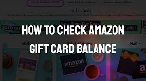 The advantage of buying gift card balance checker is that they can be bought with a set value. How To Check Amazon Gift Card Balance App Authority