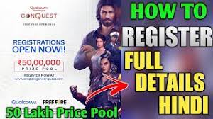 Free fire redeem codes for 1st march 2021. How To Register In Qualcomm Snapdragon Freefire Open 2020 Tournament 50 Lakh Price Pool Youtube