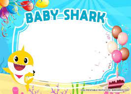 Free Baby Shark Baby Shower Invitation Templates Update Shark Baby Shower Shark Birthday Invitations Shark Theme Birthday