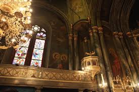 Grupul psaltic al catedralei sf. Bucharest Romania Biserica Sf Spiridon Nou Christian Orthodox Church Cathedral Bucuresti Capital City Romania Dacia