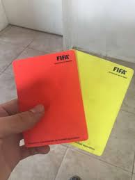 Ya sea en el deporte, en manifestaciones o encuestas de opinión pública. Tarjetas Roja Y Amarilla De La Fifa Martin Id 538935