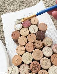 Diy Cork Snowman Green With Decor Cork Diy Wine Diy Crafts Wine Cork Diy
