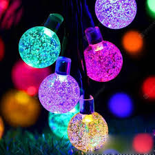 The most common decoration with light material is metal. Solar String Led Light Bubble Bubble Decorative Lights For Christmas Tree Home Party Decoration Sale Price Reviews Gearbest