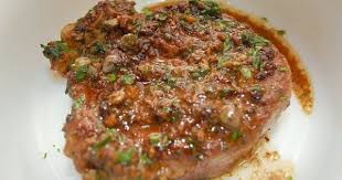 Recette D Entrecote A La Lyonnaise Maitre D Hotel Citron Beurre Echalote Oignon Ail