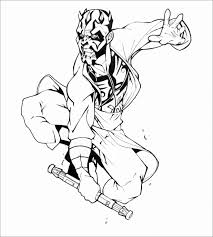 Push pack to pdf button and download pdf coloring book for free. Star Wars Coloring Pages Darth Maul Coloringbay