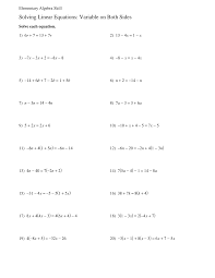 How to solve a system of linear equations by graphing. Https Www Lavc Edu Math Library Math112 Worksheets Lineqnvarbothsides Pdf