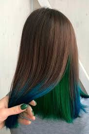 For those with dark to brown hair, the combo of brown with blonde highlights are a great way to refresh your hair as you add some new depth and nowadays, everyone is wearing a wavy hairstyle of some sort. 35 Modern Peekaboo Hair Ideas Spice Things Up Get No Damage