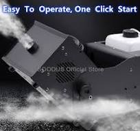 Continuous Fog Machine Outdoor 1200w High Output Smoke Machine With  Wireless Remote Party Smoke Machine Fog With Lights 15 Color Effect Double  Head ...
