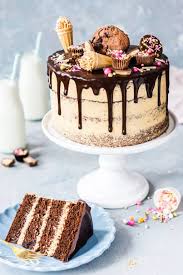 Bis sie sich irgendwann auf der no bake, no hassle…. Peanutbutter Schoko Torte Als Drip Cake Mein Naschgluck