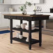 Explore 7 listings for solid wood kitchen island at best prices. Farmhouse Rustic Solid Wood Kitchen Islands Carts Birch Lane