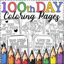 Beyond the beloved 100 days of school class project, we've curated the internet for the best 25 best free 100th day of school printable activities and worksheets. 100th Day Of School Coloring Pages 100 Days Of School Coloring Pages