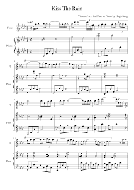 D b g e c a f d c e e g b d f a c e. Kiss The Rain Variation Sheet Music For Piano Flute Solo Download And Print In Pdf Or Midi Free Sheet Music For Kiss The Rain By Yiruma Classical Musescore Com