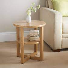 All of our oak coffee tables are very heavy and should last a lifetime. Small Oak Side Lamp Plant Coffee Table Hallway Room Furniture Living Room Ebay