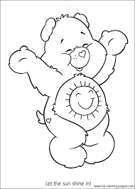 Here are beautiful images of care bears to print and color. Care Bears Sunshine Bear Coloring Printable Page Bear Coloring Pages Cartoon Coloring Pages Coloring Pages