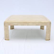 Aged regency (original distressed) retail: A Maitland Smith Tessellated Stone Square Coffee Cocktail Table 1980s Vtg Brass Lee Dowdy Antiques