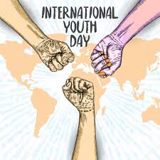 The international youth day is observed on august 12 annually to draw the attention of governments and others towards youth issues worldwide. International Youth Day Design On Annual 12 August Celebration Hand Drawn Sketch Concept Design Of Friendship Day Friends Day Vector 188504824 Larastock