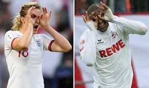 Gini wijnaldum celebration, gini wijnaldum anti racism celebration, wijnaldum and de jong. Ellen White Goggle Celebration Explained Bizarre Reason Revealed Football Sport Express Co Uk