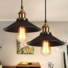 A powerful, confident and inspiring home decorating style, the industrial chic trend is magnified by the convergence of a number of modern lifestyle choices: Retro Industrial Pendant Lights Pendant Lamp Light Fixtures Hanging Dinning Room Lights Vintage Lampshade Loft Edison Bar Buy Retro Industrial Pendant Lights Fixtures Hanging Dinning Room Lights Retro Industrial Pendant Lights Pendant Lamp