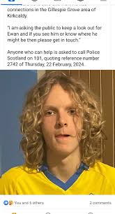 Ewan Park Missing Kirkcaldy