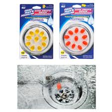 20 sink drops drain deodorizer lemon