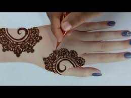 Youtube Mehndi Simple Back Hand Mehndi Designs Mehndi Designs For Hands