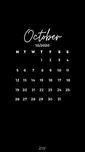 October 2020 Wallpaper In 2020 October Wallpaper Cute Fall Wallpaper Calendar Wallpaper