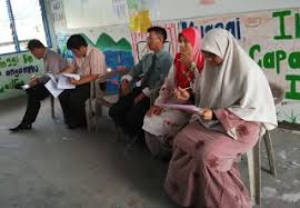 Guru telah mula membina soalan. Cikgu Nurul