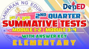 1 intended for grades 4 of the 3rd quarter. 2nd Quarter Summative Tests For Grades 4 5 6 Deped Lp S Cute766