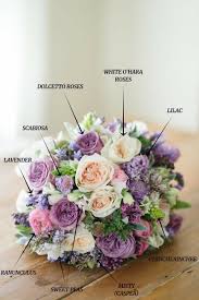 Wedding bouquets purple and white. A Romantic Spring Bridal Bouquet In Purple Pink Chic Vintage Brides