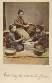 Women Grinding at the Mill, Palestine