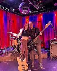 how many people get to say they played a show with their idol. dad, you're  so cool i had to steal your whole thing. thanks for the bass playing and  singing (and