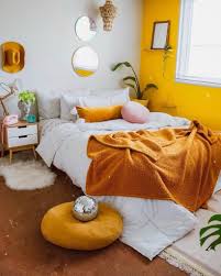 The paste colors are superbly incorporated in order to create the soft and tender appearance of this lively pastel colored bedroom. The Top 57 Yellow Bedroom Ideas Interior Home And Design