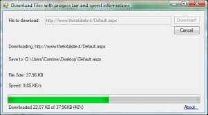 It allows you to download a world wide web site from the internet to a . Downloading Files In Net With All Information Progressbar Download Speed Supports Cancel And Resume Codeproject