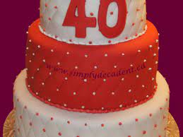On your big day, i wish you hours filled with peace, love, joy, and only the sweetest things life can bring. 40th Wedding Anniversary Cake Cakecentral Com