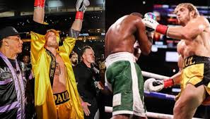Floyd mayweather had the edge over logan paul, but not a whole lot landed in their boxing exhibition match. Aecrjx0no3r0tm