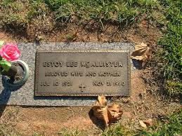 Estoy Lee Smith McAllister (1921-1990)