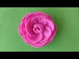 Cara Membuat Bunga Mawar Dari Kain Flanel How To Make Felt Rose Youtube Bunga Kain Tenun Bunga Kain Flanel