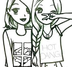Bff Coloring Pages Coloring Pages Coloring Kids 2018 Drawings Of Friends Best Friend Drawings Bff Drawings