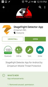 If you want to find out if you're vulnerable, stagefright detector can let you know. Android Security Stagefright 4 Steps Instructables