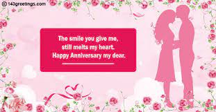 Marriage Anniversary Quotes For Wife Status 143 Greetings There are numerous ways to tell the lady you love, happy anniversary. regardless of how you celebrate one more year around the sun together, you'll need to guarantee that your anniversary message is sincere and will make her smile. marriage anniversary quotes for wife