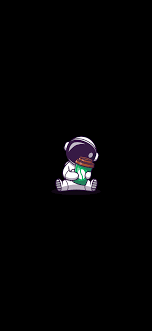 #1 app for best amoled 4k wallpapers with advanced auto wallpaper changer. Cute Astronaut Amoled Wallpaper 4k