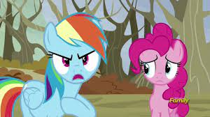 Rainbow Dash gets angry at Pinkie Pie - Tanks for the Memories - YouTube