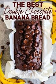 Double Chocolate Banana Bread Your New Favorite Chocolate Chip Banana Chocolate Banana Bread Chocolate Chip Banana Bread Recipe Chocolate Banana Bread Recipe