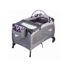 Travel Baby Bassinet Napper Changer Crib Pack N Play Folds Purple Folds New Evenflo Evenflo Baby Baby Bassinet