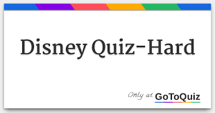 Whether you have a science buff or a harry potter fanatic, look no further than this list of trivia questions and answers for kids of all ages that will be fun for little minds to ponder. Disney Quiz Hard