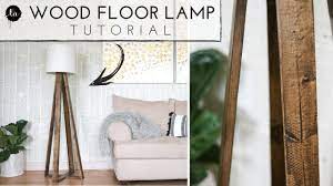 Likewise, if you have some wood in the cylindrical form, cut some heart shapes on it, fix a. Diy Floor Lamp Big Reveal Youtube