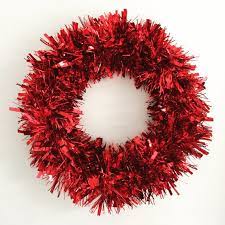 20,000+ best christmas pictures in hd. Hgtv Holiday House Feature Red Tinsel Wreath Tinsel Christmas Etsy Red Christmas Wreath Christmas Wreaths Christmas Front Doors