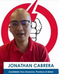 Aklan vice gubernatorial candidate Jonathan Cabrera.